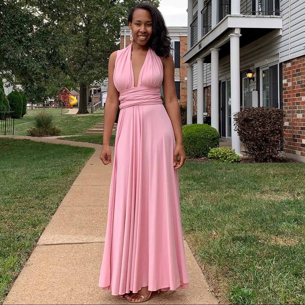 Pink Infinity Maxi Dress
